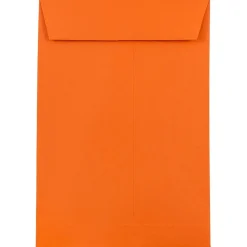Clearance JAM Paper 6" x 9" Open End Catalog Colored Envelopes, Orange Recycled, 10/Pack (88129B)