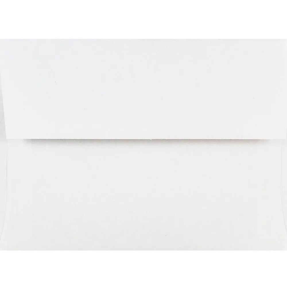 New JAM Paper A6 Invitation Envelope, 4 3/4" x 6 1/2", White, 250/Box (31820H)