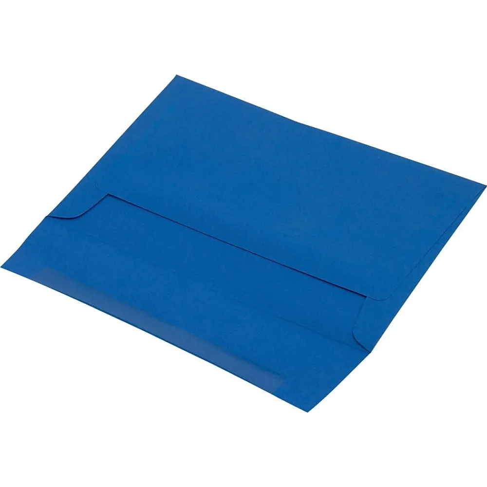JAM Paper A9 Invitation Envelope 5 3/4" x 8 3/4", Presidential Blue, 25/Pack (563916910)