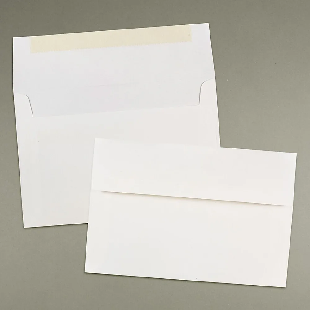 JAM Paper A8 Invitation Envelopes, 5.5 x 8.125, White, 25/Pack (4023981)
