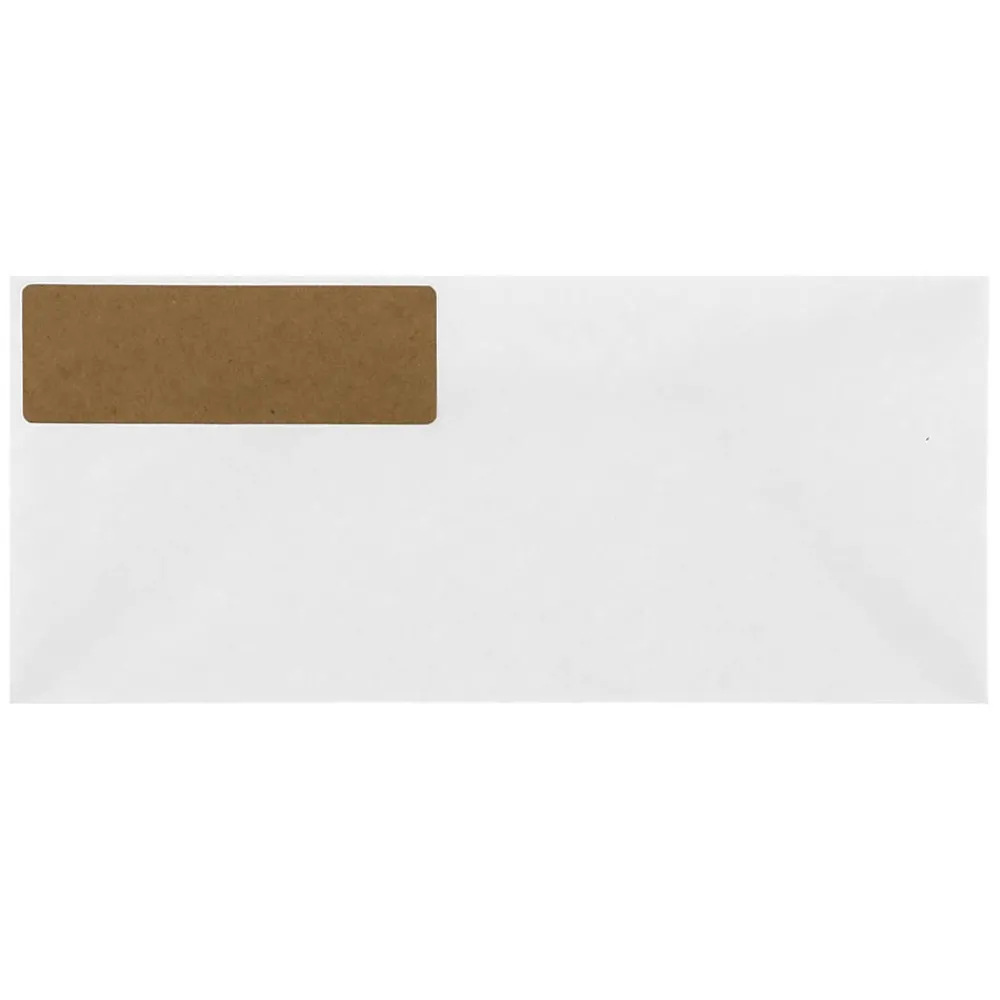 Best JAM Paper Address Labels, 1 1/3" x 4" , , 14 Labels/Sheet, 9 Sheets/Pack (359330336) Brown Kraft