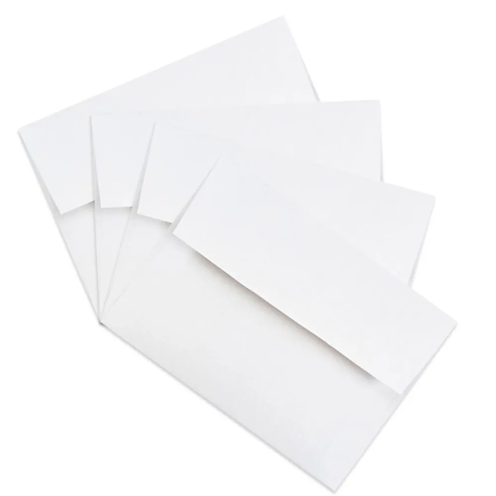 Sale JAM Paper 4Bar A1 Invitation Envelopes, 3.625 x 5.125, White, 50/Pack (47385H)