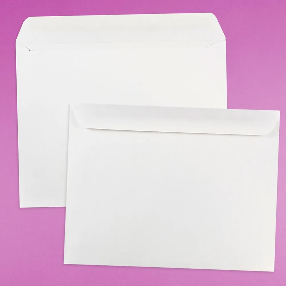 Clearance JAM Paper Booklet Envelopes, 10" x 13", White, 25/Pack (4023222)