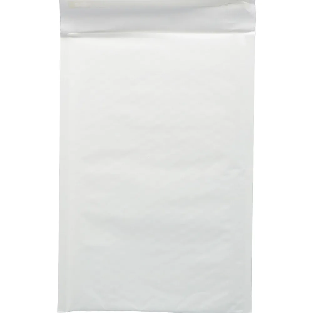 Clearance JAM Paper Bubble Lite Padded Mailers, Size 3, 8 1/2" x 13", White Kraft, 25/Pack (MOOP517I)