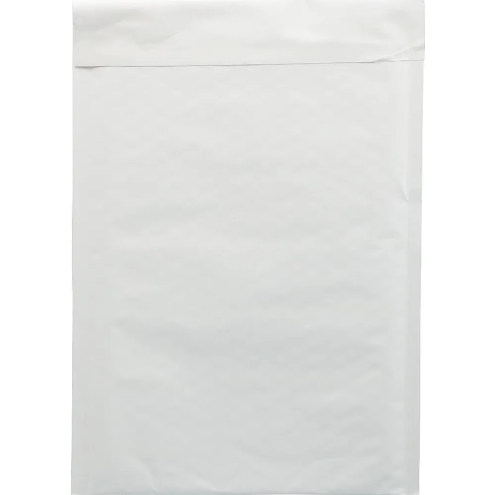 Clearance JAM Paper Bubble Lite Padded Mailers, Size 3, 8 1/2" x 13", White Kraft, 25/Pack (MOOP517I)