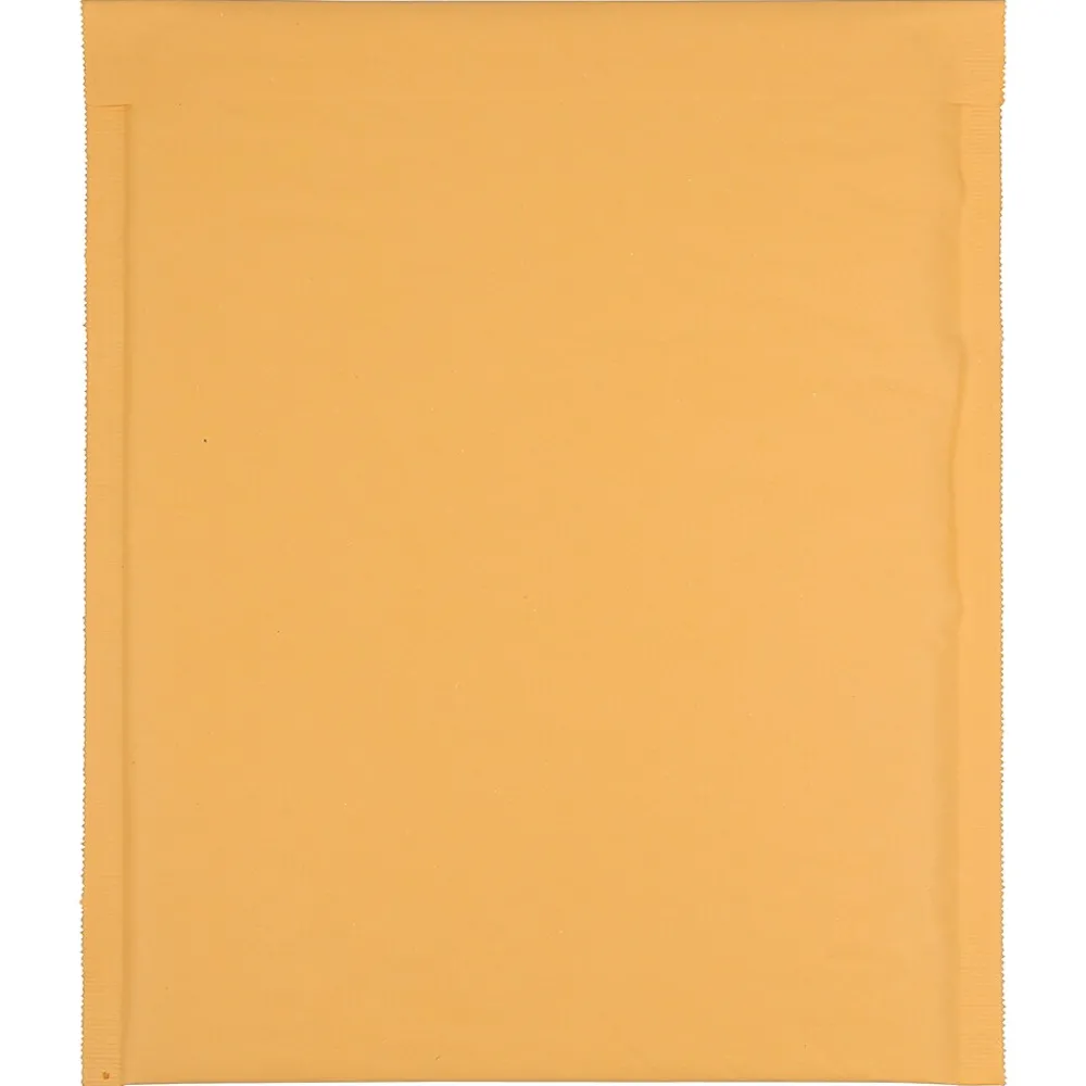 Clearance JAM Paper Bubble Lite Padded Mailers, Size 7, 14 1/4 x 18 1/2- Brown Kraft, 100/Pack (GCST657H)