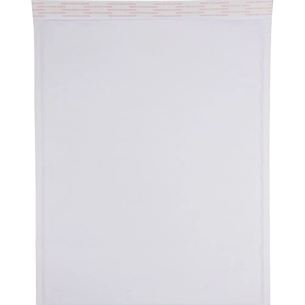 JAM Paper Bubble Lite Padded Mailers, Size 7, 14 1/4 x 18 1/2, White Kraft, 25/Pack (94606H)