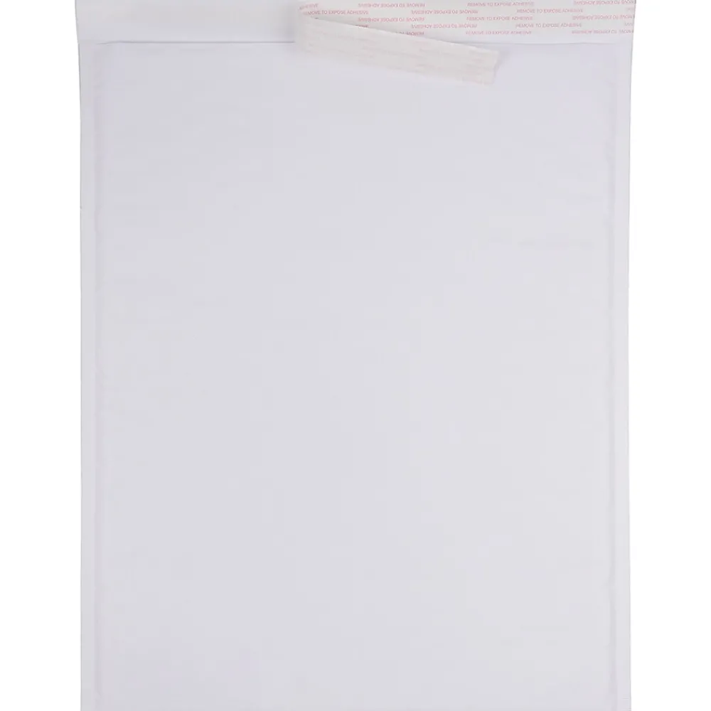 JAM Paper Bubble Lite Padded Mailers, Size 7, 14 1/4 x 18 1/2, White Kraft, 25/Pack (94606H)