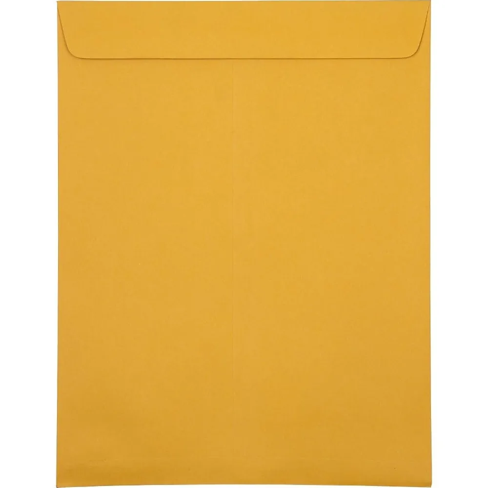 JAM Paper Catalog Envelope 10" x 13", Brown Kraft, 50/Pack (9258-50)