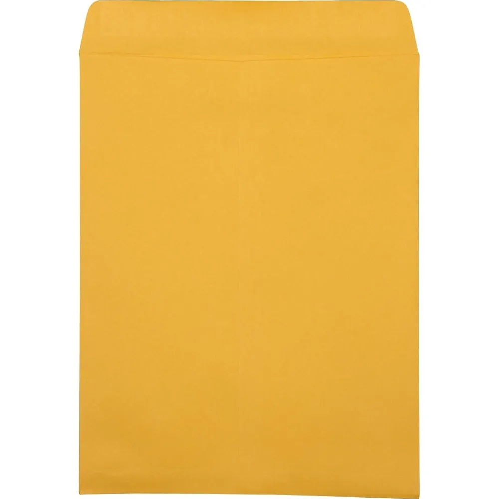 JAM Paper Catalog Envelope 10" x 13", Brown Kraft, 50/Pack (9258-50)