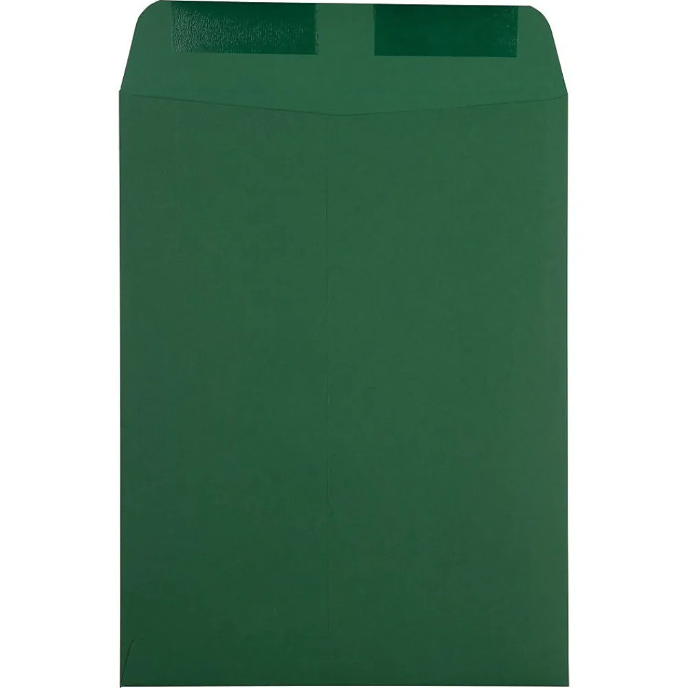 Clearance JAM Paper Catalog Envelope 9" x 12", Dark Green, 50/Pack (31287529i)