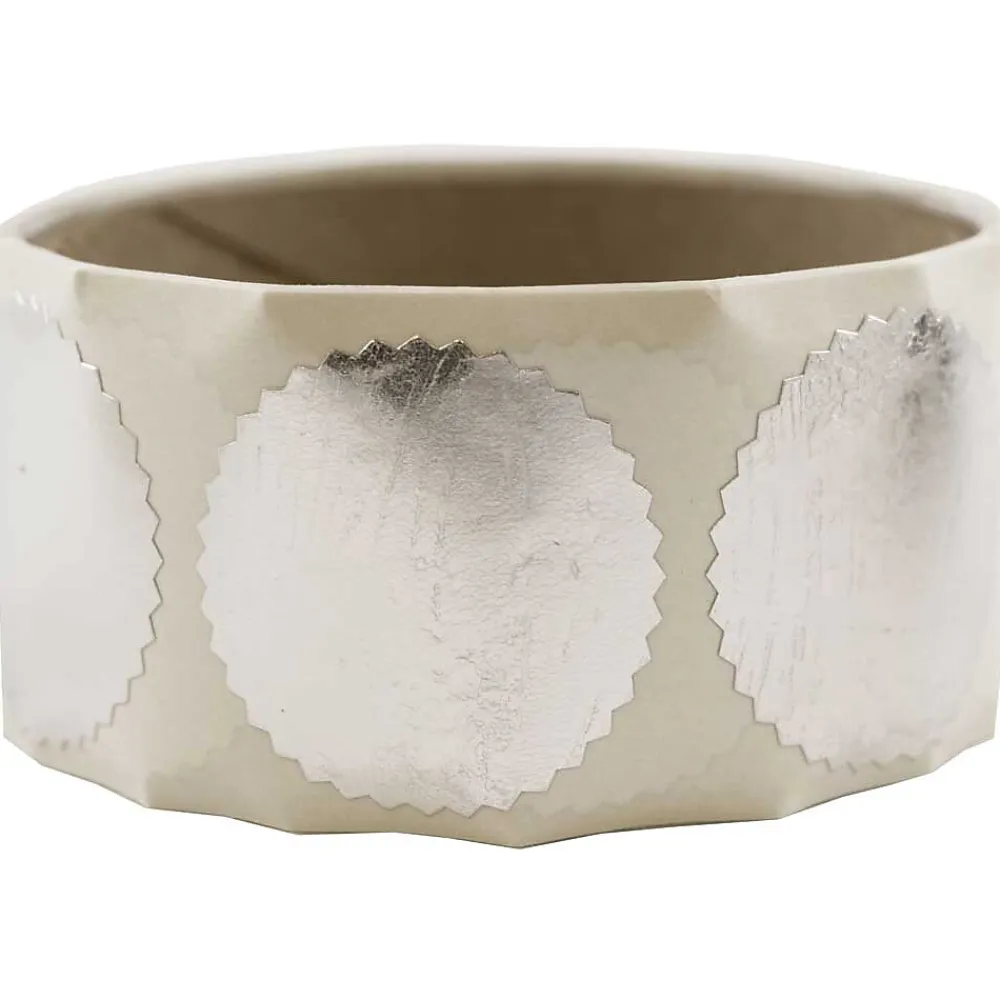 Labels|JAM Paper Circle Round Label Wafer Seals with Serrated Edges, 1.5 Inch Dia., Silver, 100/Pack (2263772)