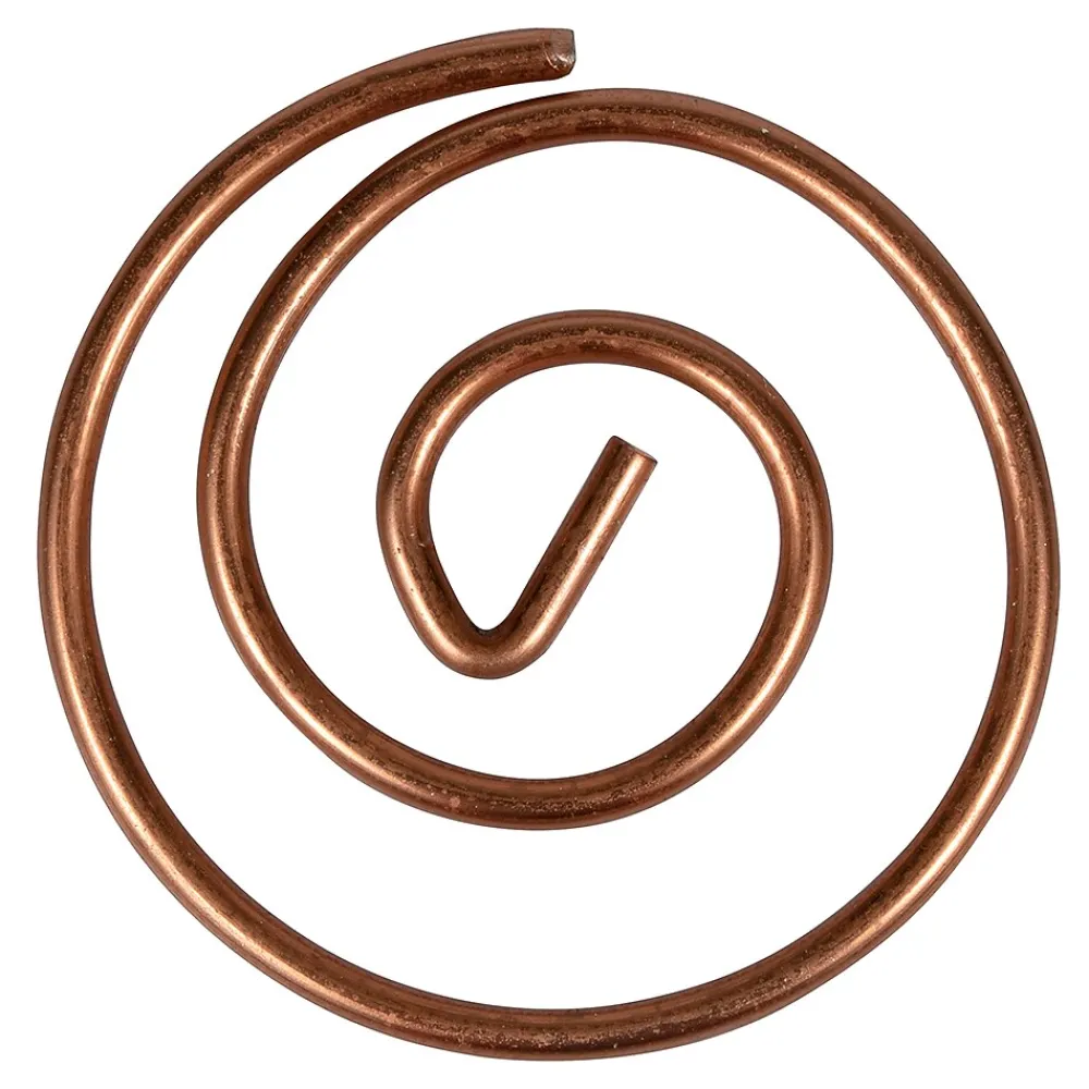 Clips & Fasteners|JAM Paper Circular Small Paper Clips, , 2 Packs of 50 (21832061B) Rose Gold