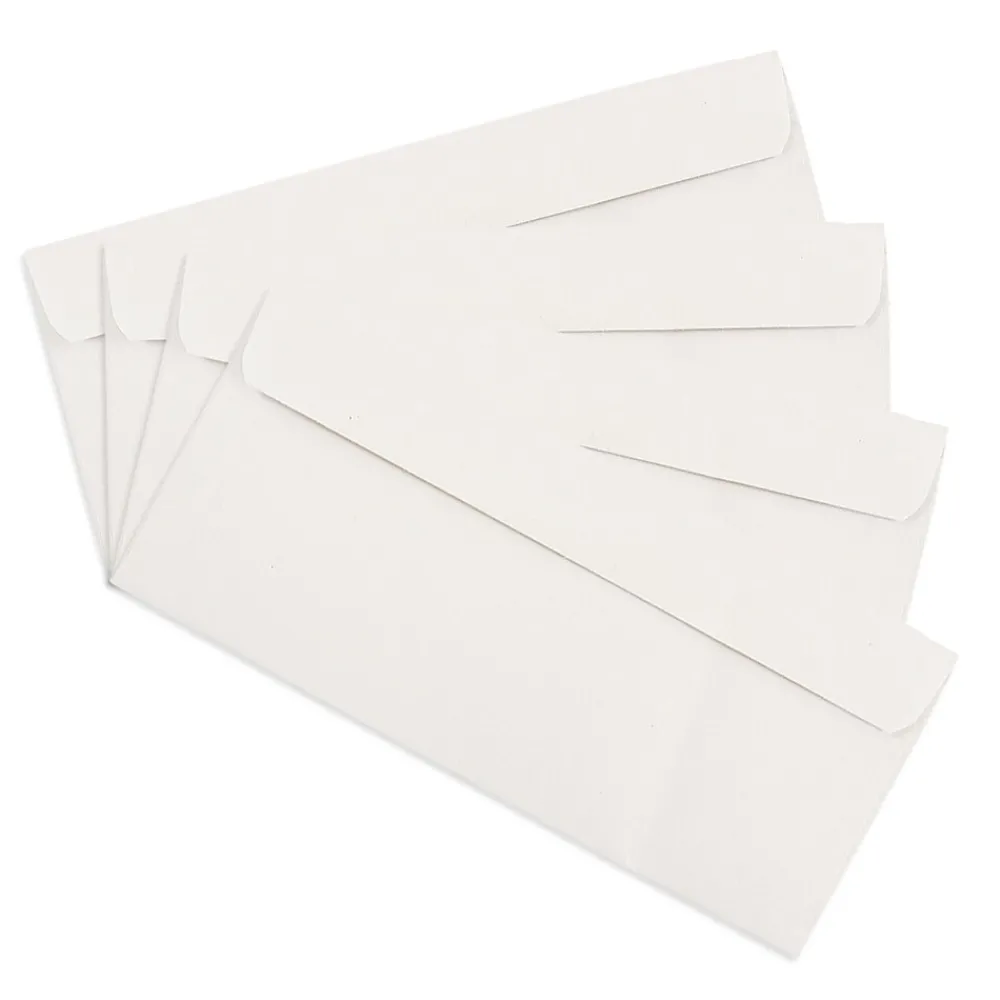 Clearance JAM Paper Commercial #9 Envelopes, 3 7/8" x 8 7/8", White, 250/Box (1633172H)