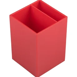 Staplers|JAM Paper Desk Supplies Kit, Red, 3/Pack (337841RE)