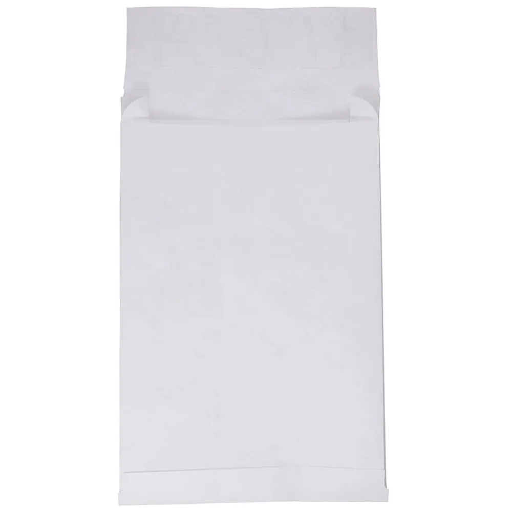 New JAM Paper Expandable Open End Catalog Envelopes with Peel & Seal Closure, 9 x 12 x 2, White, 250/Box (376634177b)