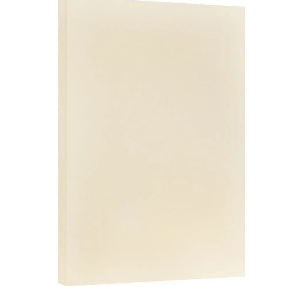 Card Stock*JAM Paper ® Extra Heavy Weight 110lb Cardstock, 11 x 17 Tabloid Coverstock, Ivory, 50 Sheets/Pack (16932844)