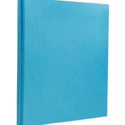 Card Stock*JAM Paper Extra Heavyweight 130 lb. Cardstock Paper, 8.5" x 11", Peacock Blue, 25 Sheets/Pack (296131625)