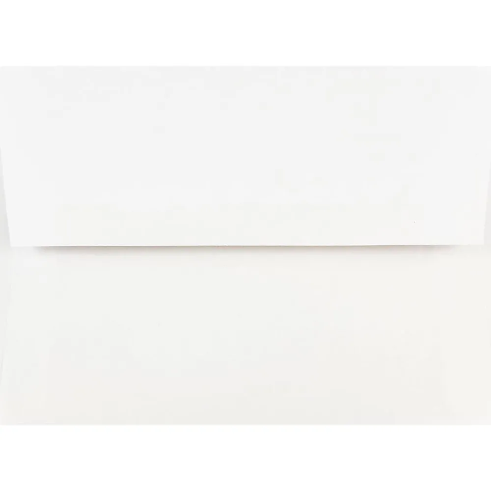 Online JAM Paper Gummed A7 Invitation Envelopes, 5 1/4" x 7 1/4", White, 50/Pack (73767I)