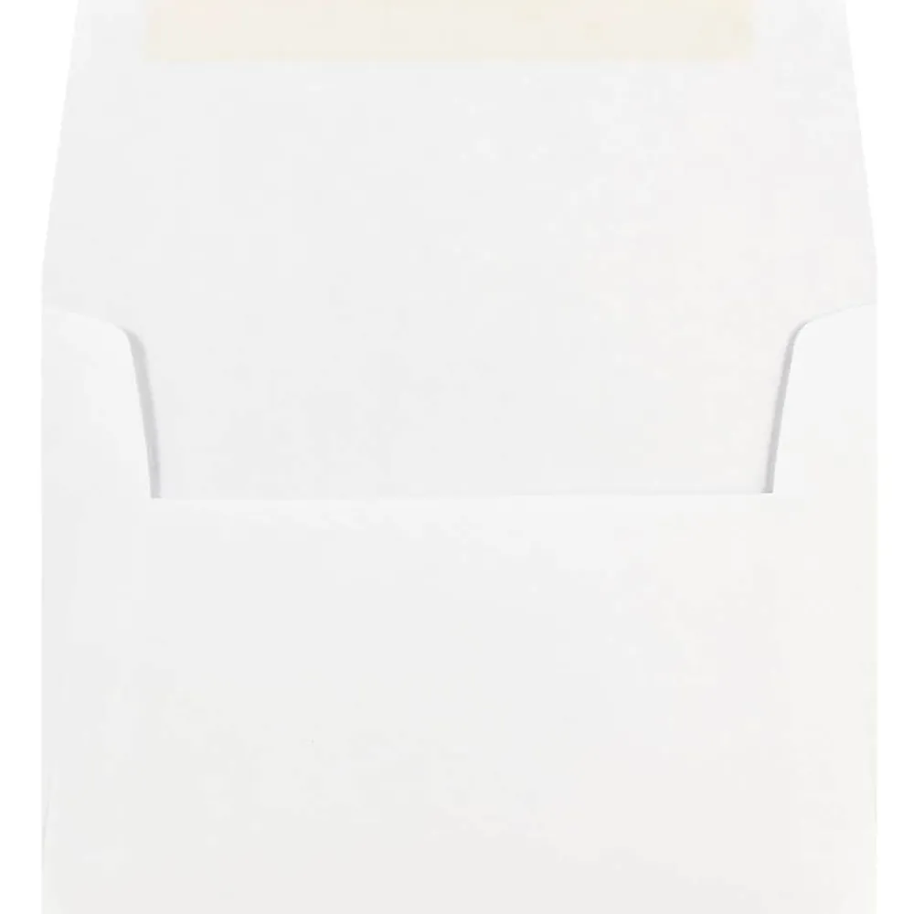 Online JAM Paper Gummed A7 Invitation Envelopes, 5 1/4" x 7 1/4", White, 50/Pack (73767I)