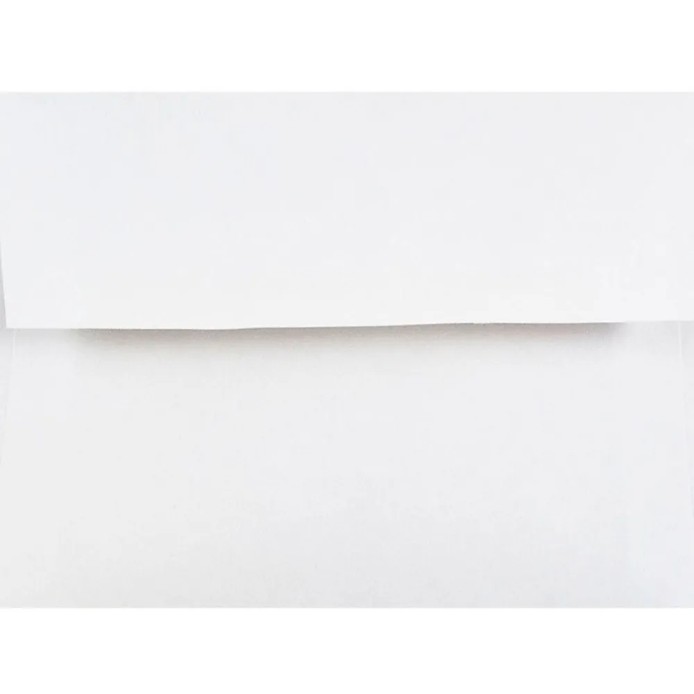 JAM Paper Gummed A2 Invitation Envelopes, 5 3/4" x 4 3/8", White, 100/Pack (MOOP6250LDIC)