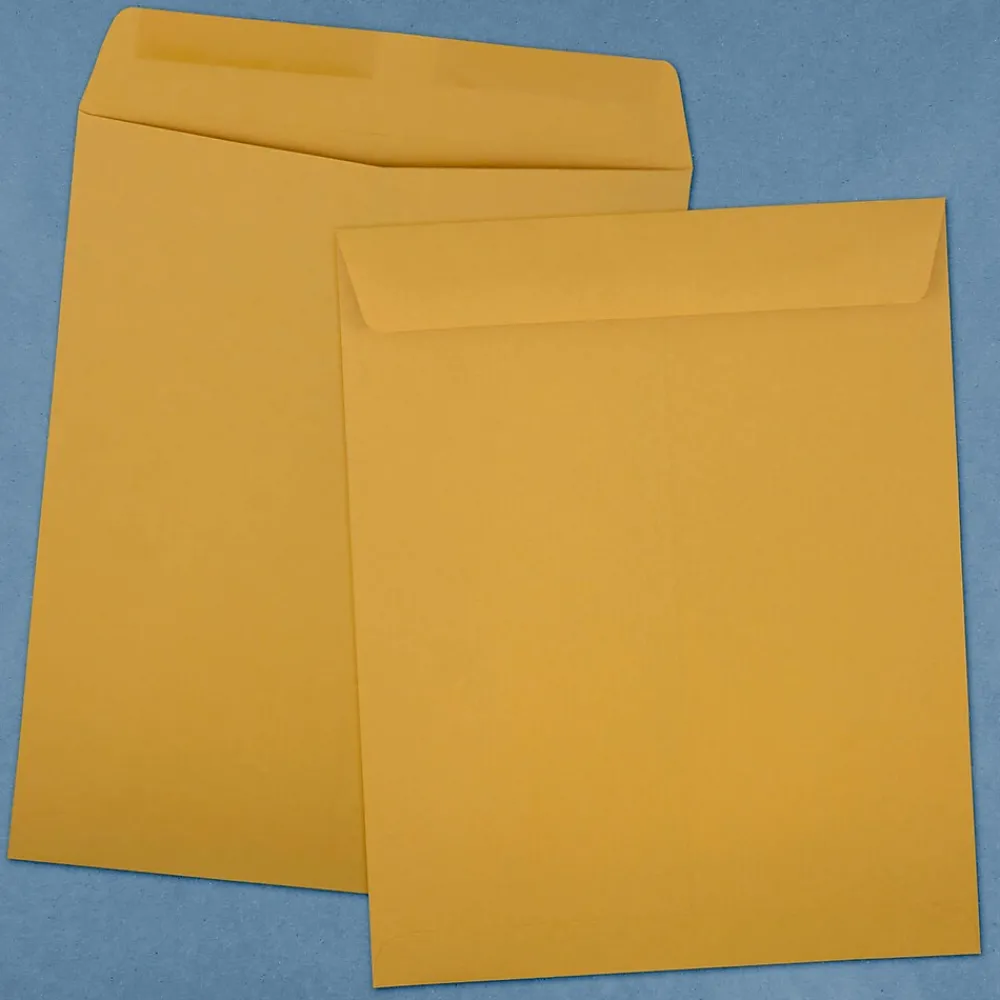 Sale JAM Paper Kraft Open End Catalog Envelope, 11 1/2" x 14 1/2", Brown, 50/Pack (313011452I)
