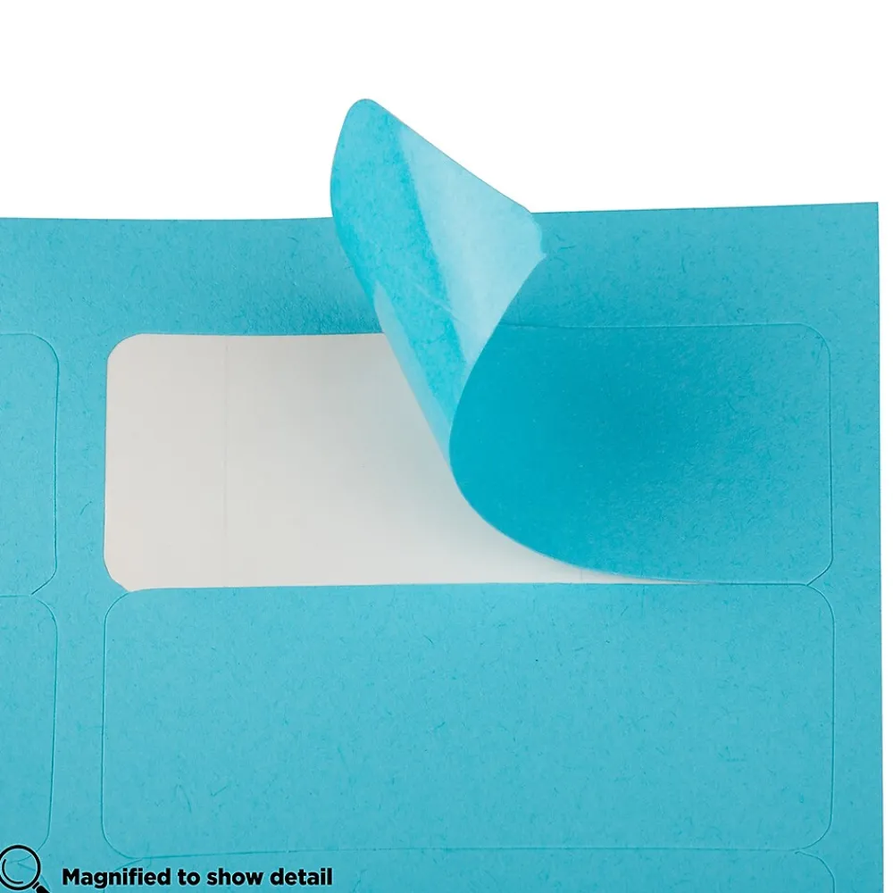 Best JAM Paper Laser/Inkjet Mailing Address Labels, 1" x 2 5/8", , 120 Labels/Pack (302725762) Blue