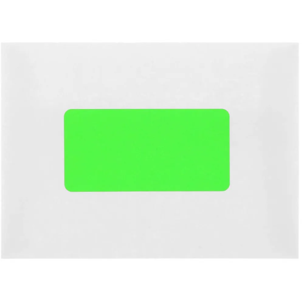 New JAM Paper Laser/Inkjet Shipping Labels, 2" x 4", , 10 Labels/Sheet, 12 Sheets/Pack (354328017) Neon Green