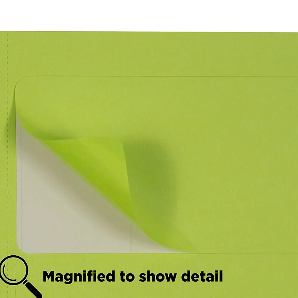 Best JAM Paper Laser/Inkjet Shipping Address Labels, 2" x 4", , 10 Labels/Sheet, 12 Sheets/Pack (302724405) Ultra Lime Green