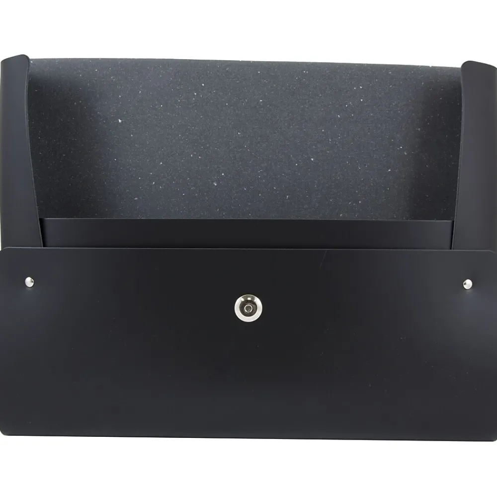 Leather Portfolio Case with Snap Closure, Black, 12/Carton (2233317452B)<JAM Paper Hot
