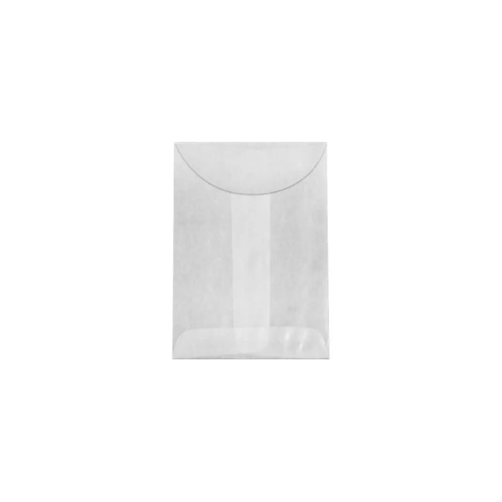 Outlet JAM Paper Moistenable Glue Catalog Envelope, 2 1/4" x 3 1/2", 50/Pack (GLASS-09-50)