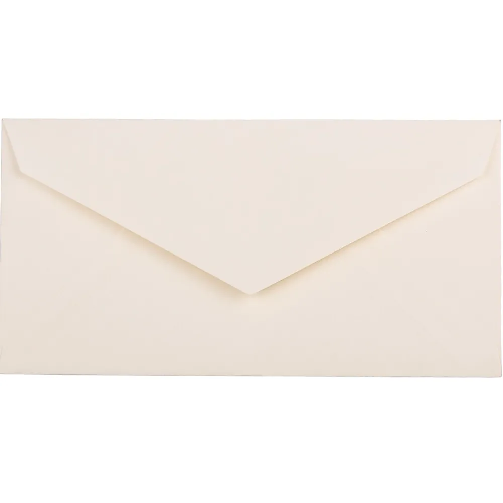 Discount JAM Paper Monarch Open End #7 Invitation Envelope, 3 7/8" x 7 1/2", Natural White, 50/Pack (3197090I)