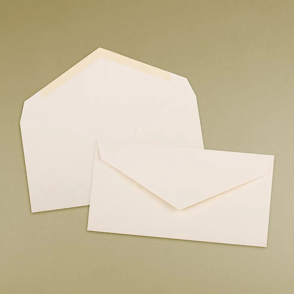 Discount JAM Paper Monarch Open End #7 Invitation Envelope, 3 7/8" x 7 1/2", Natural White, 50/Pack (3197090I)