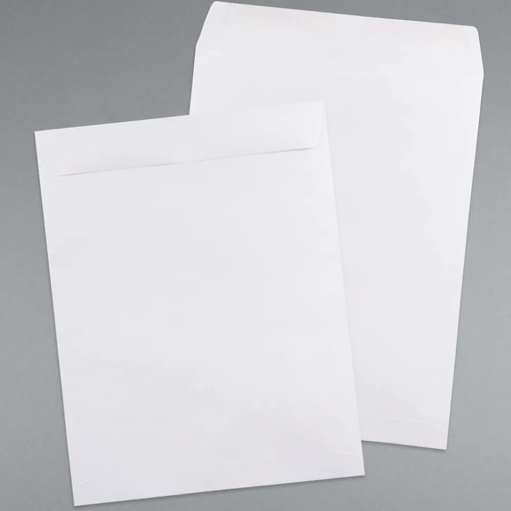New JAM Paper Open End #15 1/2 Catalog Envelope, 12" x 15 1/2", White, 25/Pack (1623202)