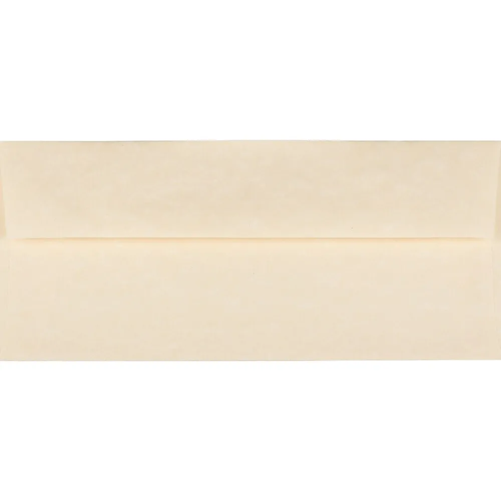 Clearance JAM Paper Open End #10 Business Envelope, 4 1/8" x 9 1/2", Natural, 50/Pack (900926651I)