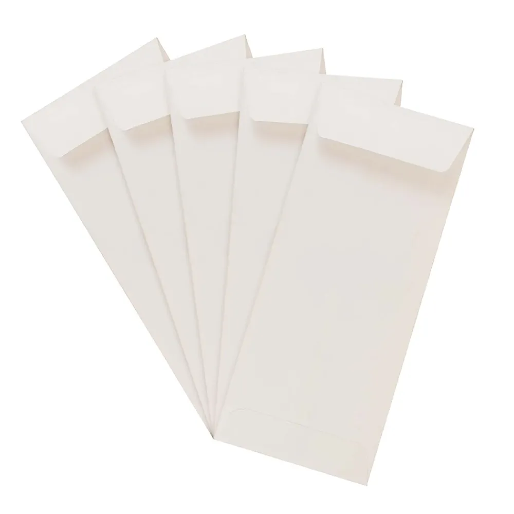 Best JAM Paper Open End #10 Currency Envelope, 4 1/8" x 9 1/2", White, 50/Pack (49856I)