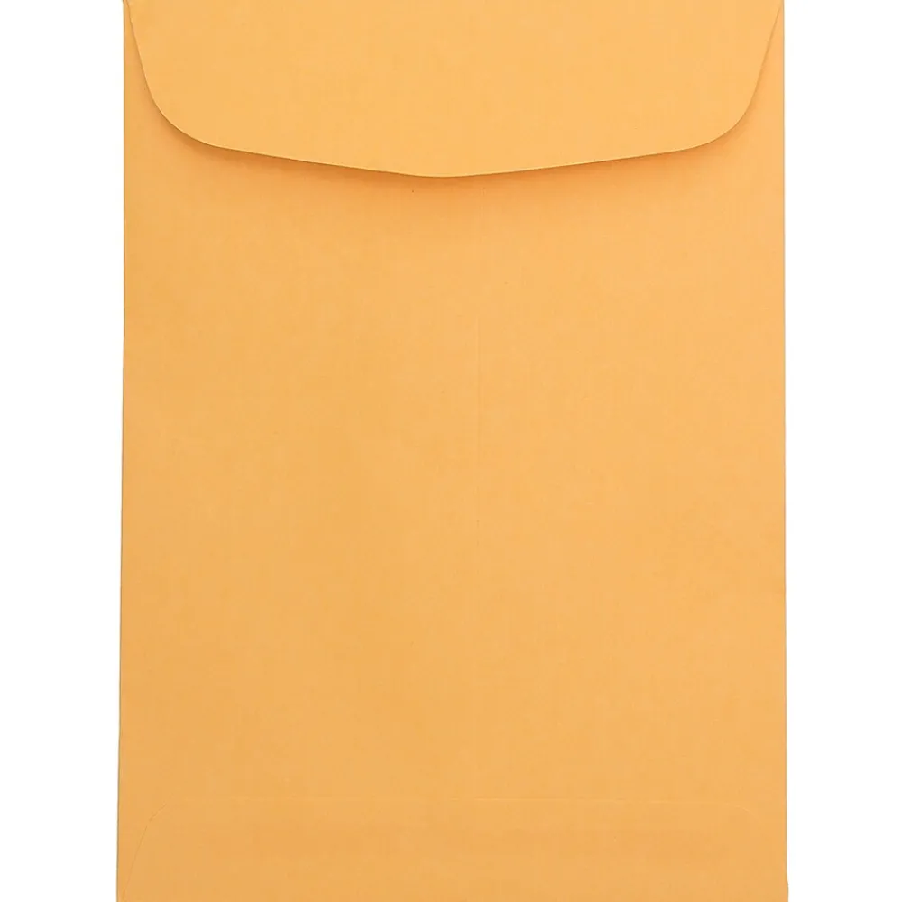 Best JAM Paper Open End #6 Kraft Catalog Envelope, 10 1/2" x 7 1/2", Brown, 100/Pack (29215)