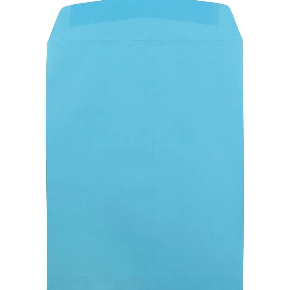 Best JAM Paper Open End Catalog Envelope, 9" x 12", Blue, 50/Pack (80386I)