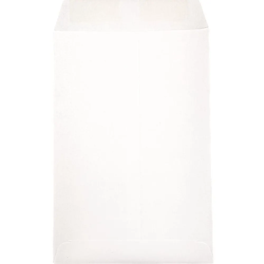 Online JAM Paper Open End Catalog Envelope, 6" x 9", White, 25/Pack (1623192)