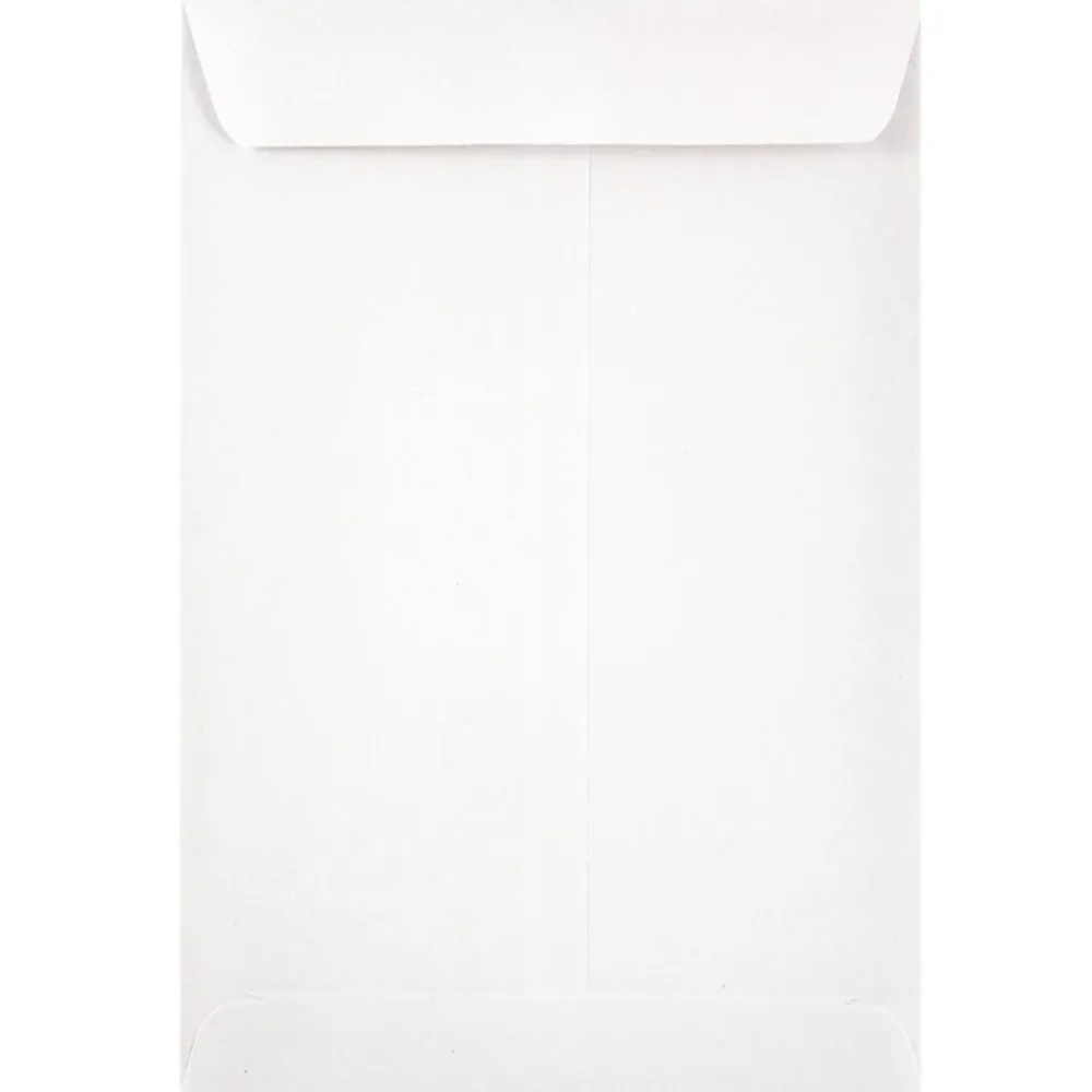 Online JAM Paper Open End Catalog Envelope, 6" x 9", White, 25/Pack (1623192)