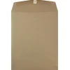 Best JAM Paper Open End Catalog Envelopes with Clasp Closure, 10" x 13", Brown Kraft, 10/Pack (563120854D)