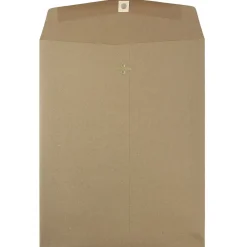 Best JAM Paper Open End Catalog Envelopes with Clasp Closure, 10" x 13", Brown Kraft, 10/Pack (563120854D)