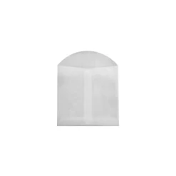 Online JAM Paper Open End Envelopes, 4 x 4, Glassine, 100/Pack (GLASS-27-100)