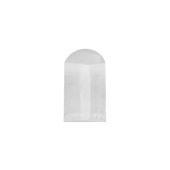 JAM Paper Open End Envelopes, 3 x 4 1/2, Glassine, 500/Pack (GLASS-19-500)