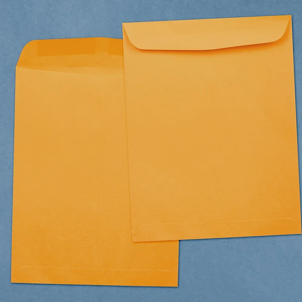 Best JAM Paper Open End Kraft Catalog Envelopes, 12" x 15 1/2", Brown Kraft, 25/Pack (900493255A)