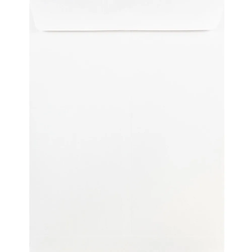 JAM Paper Open End Open End Catalog Envelope, 9" x 12", White, 50/Pack (1623197I)