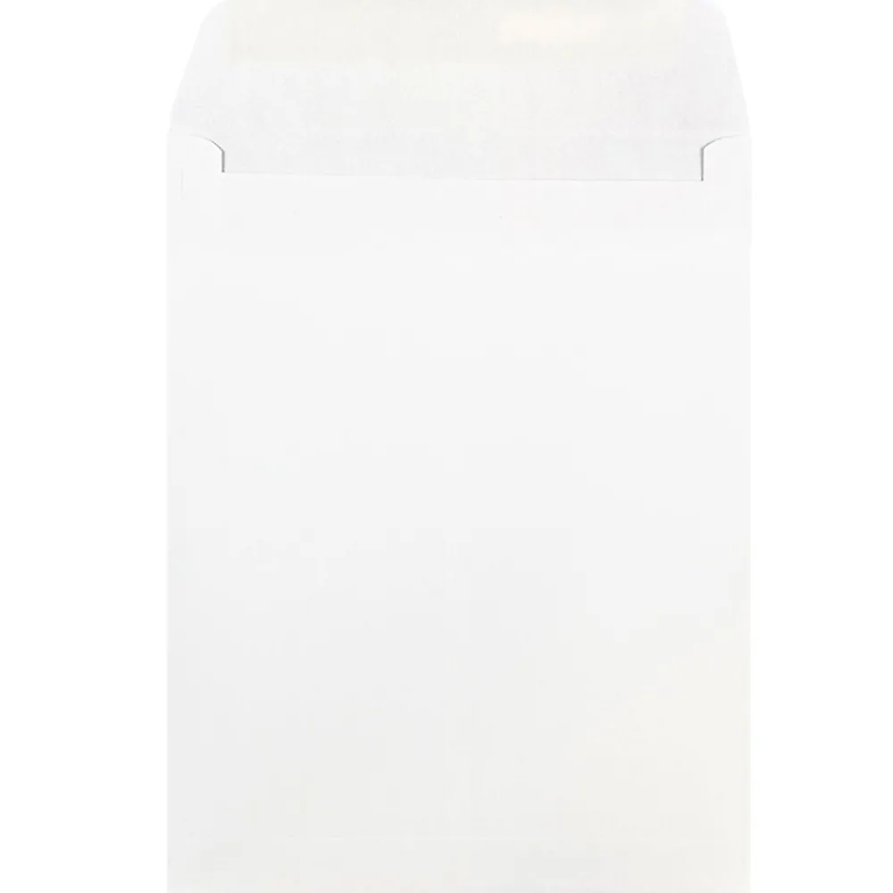 JAM Paper Open End Open End Catalog Envelope, 9" x 12", White, 50/Pack (1623197I)