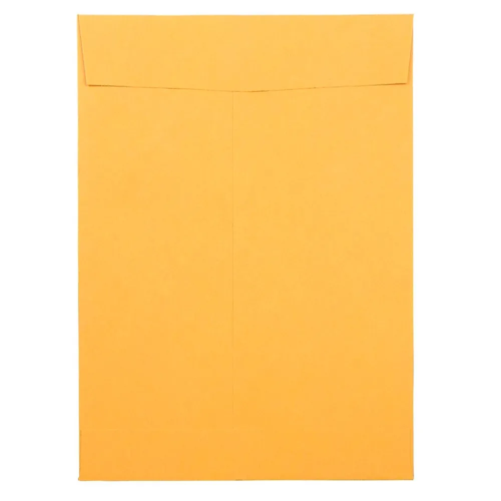 Hot JAM Paper Peel & Seal Kraft Open End Catalog Envelope, 6 1/2" x 9 1/2", Brown, 500/Pack (13034229C)
