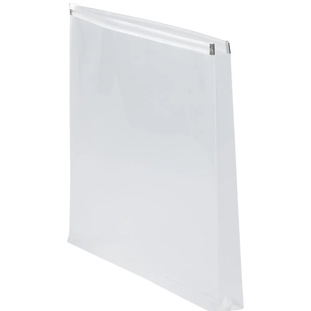 Best JAM Paper Plastic Envelopes with Zip Closure, Letter Size, Clear, 12/Pack (218Z1CL)