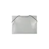 Index Cards*JAM Paper ® Plastic Index Card Case with Elastic Closure, 5 1/2 x 7 1/2 x 3/8, Clear, 24/Pack (32168403B)